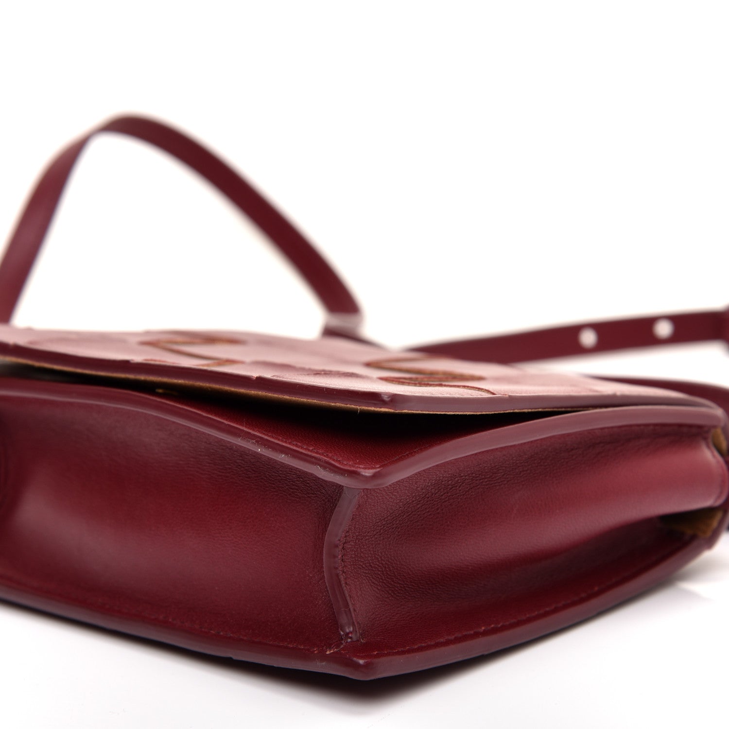 Bottega Veneta Nappa Maxi Intrecciato Mini Cassette Crossbody Bordeaux 12 of 16