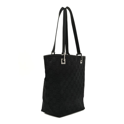 Gucci Monogram Small Bucket Tote Black 2 of 22