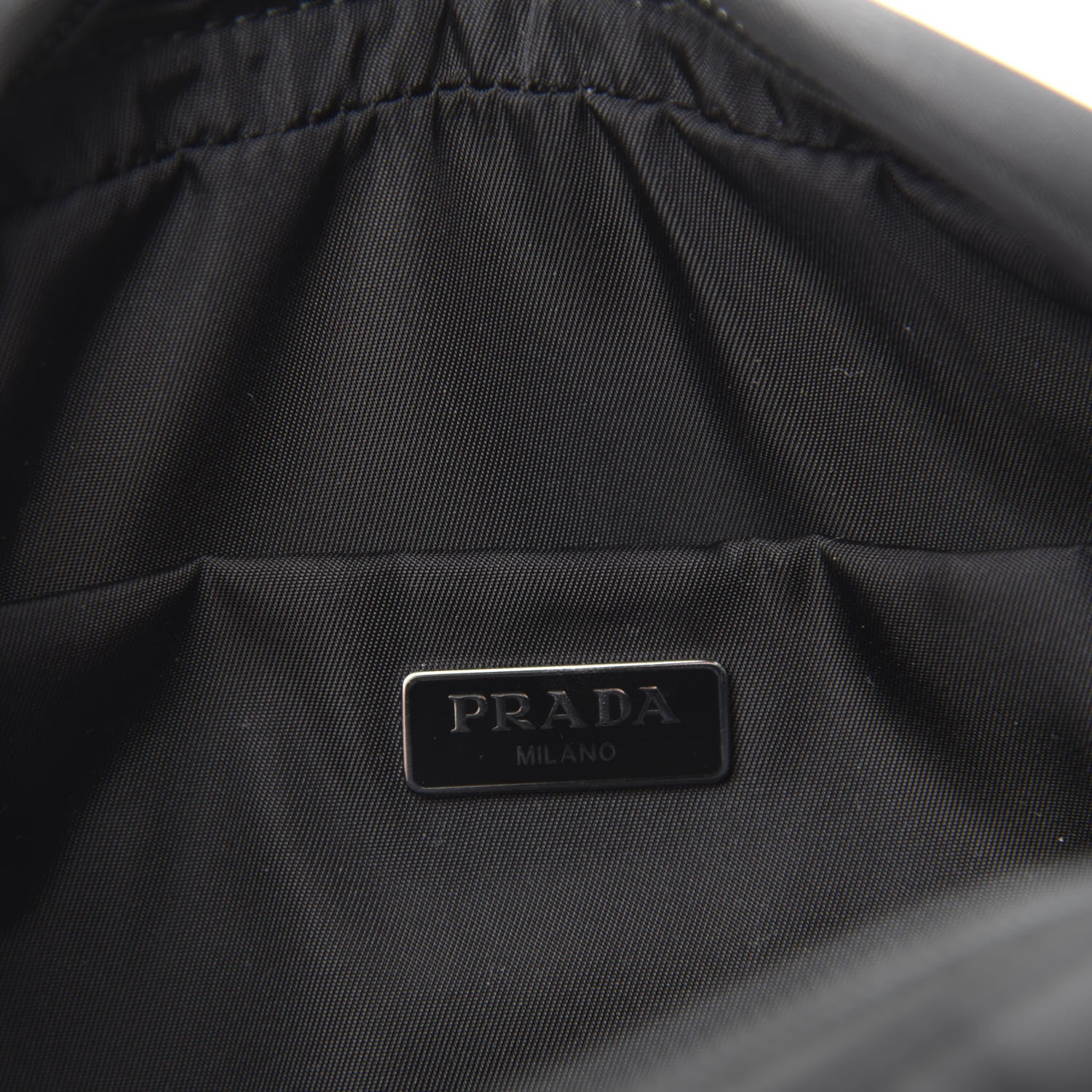 Prada Tessuto Nylon Soft Padded Belt Bag Black 8 of 9