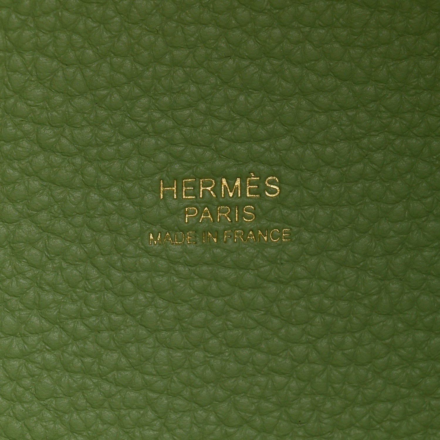 Hermes Taurillon Clemence Picotin Lock 22 MM Vert Criquet 6 of 11