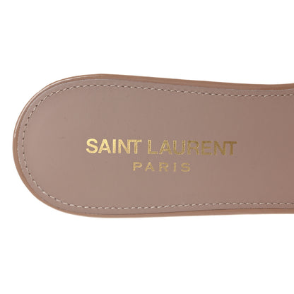 Saint Laurent Patent Tribute 05 Slide Sandals 38 Nude 7 of 9
