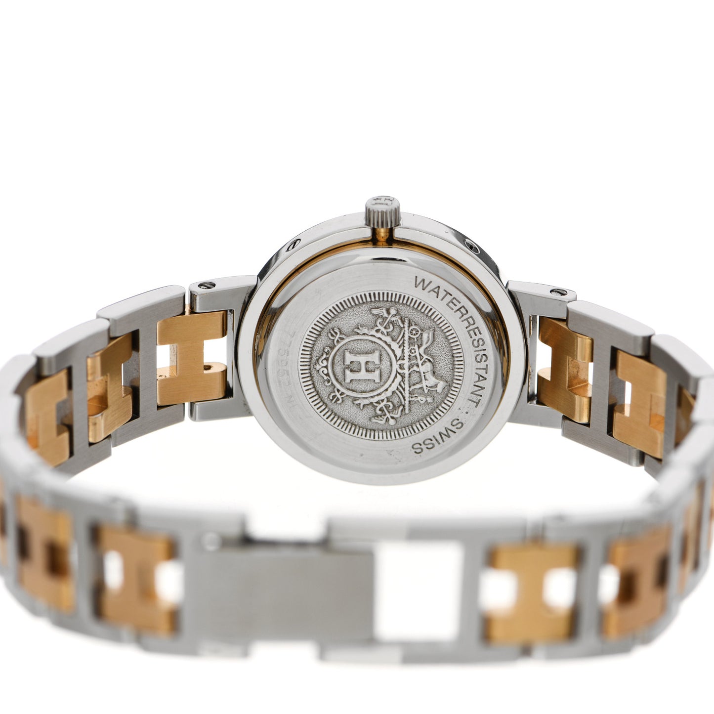 Stainless Steel 24mm Clipper Quartz Watch Gold