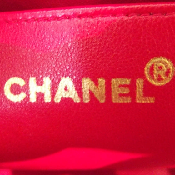 Lambskin XL Jumbo Flap Red