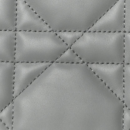 Christian Dior Calfskin Macrocannage Large Toujours Grey 10 of 12