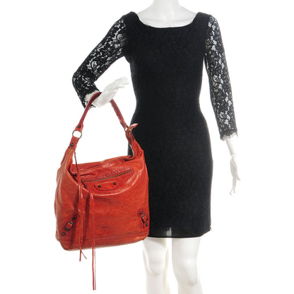 Balenciaga Chevre Classic Hardware Day Hobo Rouille 2 of 7
