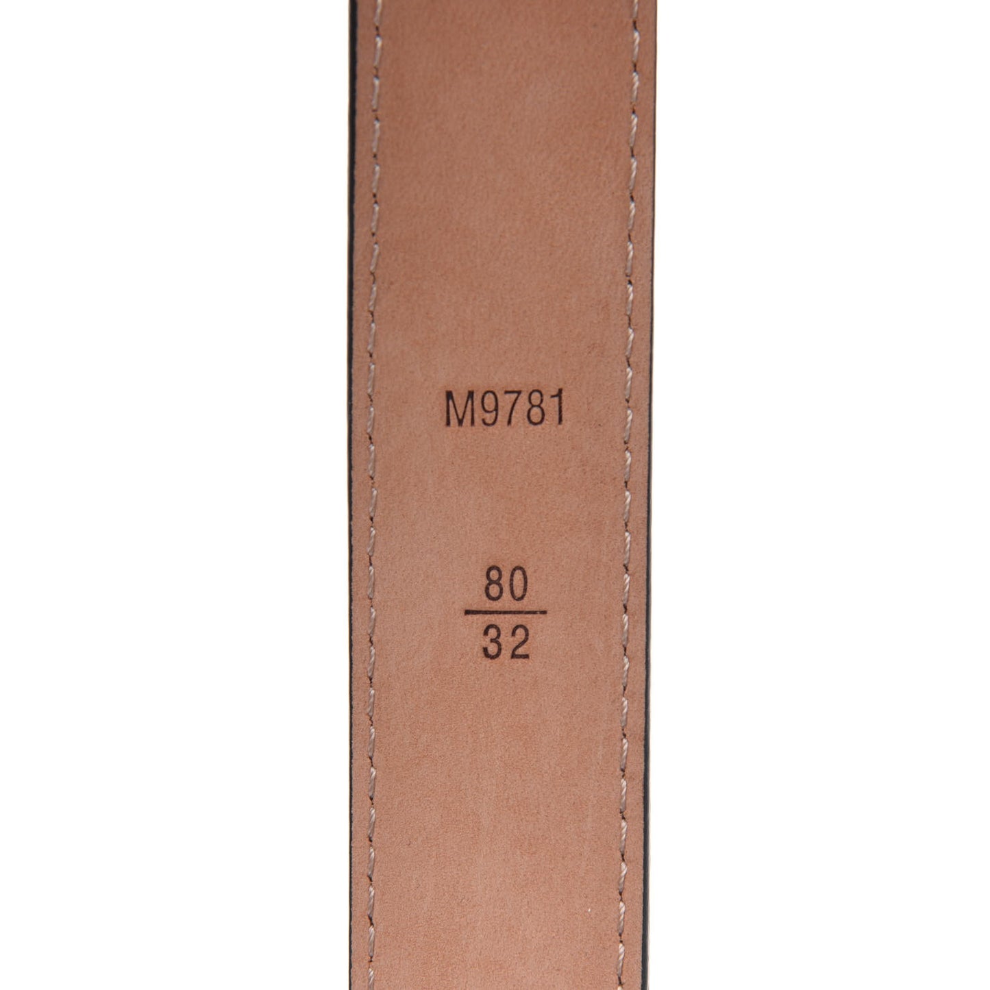 Mini Monogram 25mm LV Initiales Belt 80 32
