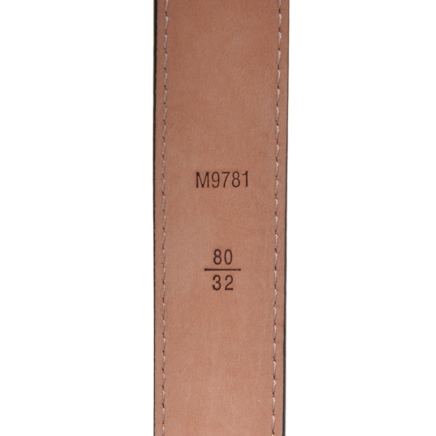 Louis Vuitton Mini Monogram 25mm LV Initiales Belt 80 32 3 of 4