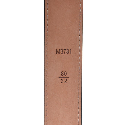 Louis Vuitton Mini Monogram 25mm LV Initiales Belt 80 32 3 of 4