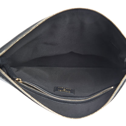 Chanel Caviar Quilted Medium Vintage Mademoiselle Cosmetic Case Black 4 of 7