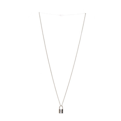 Louis Vuitton Sterling Silver Lockit Necklace 3 of 5