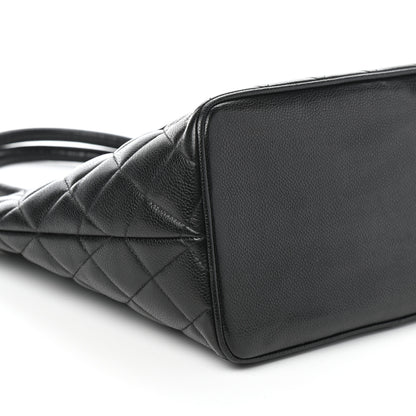 Chanel Caviar Quilted Medallion Tote Black 8 of 9