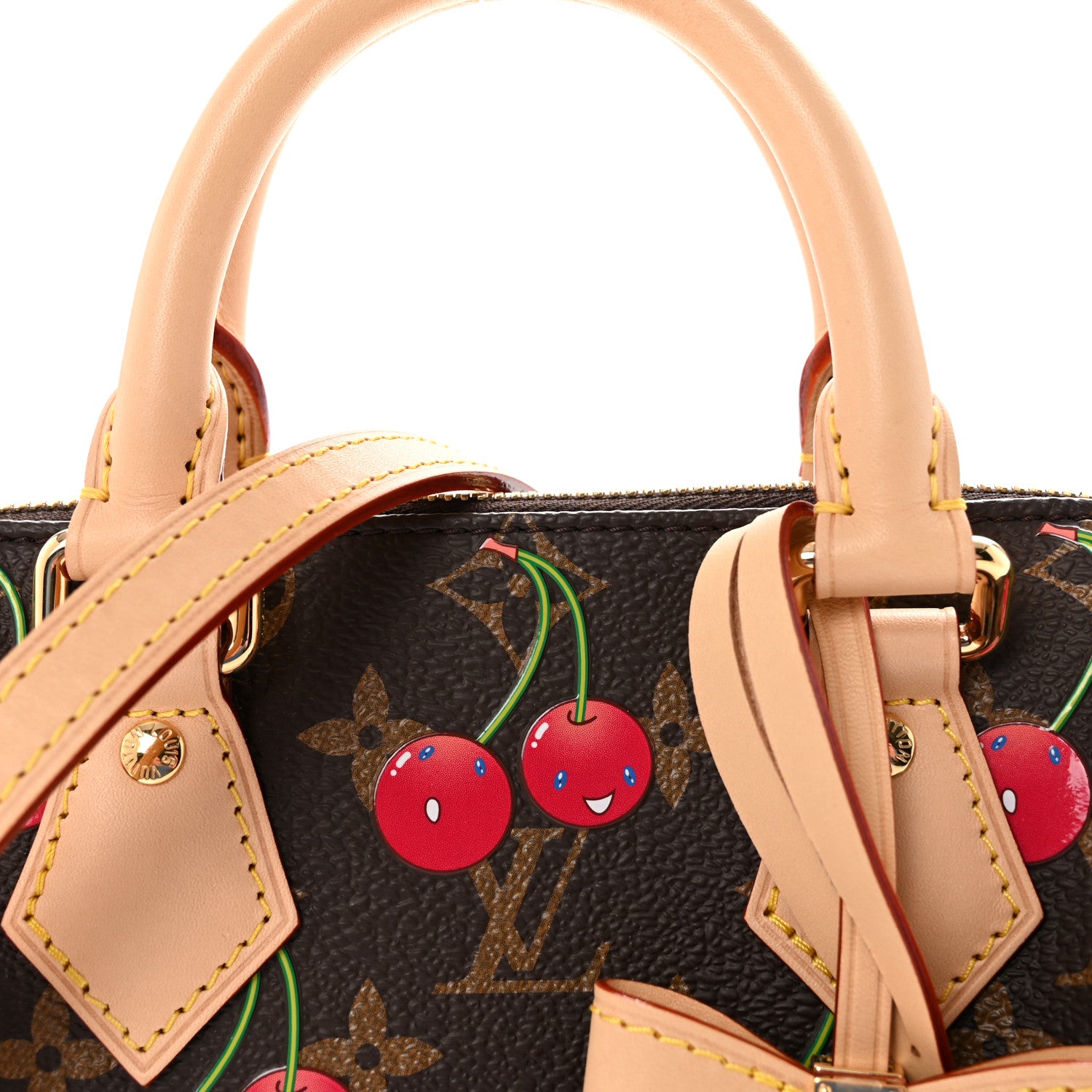 Louis Vuitton LV X TM Monogram Cerises Speedy Bandouliere 20 7 of 10