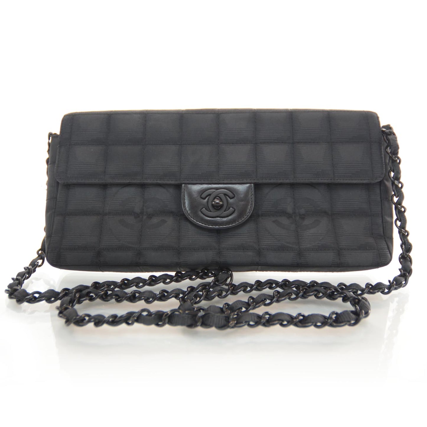 Nylon Travel East West Flap Black