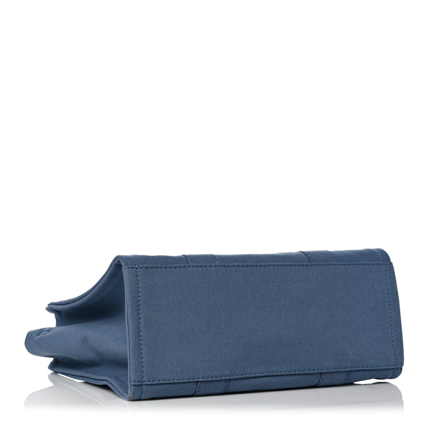 Cotton Canvas The Traveler Tote Bag Blue Shadow