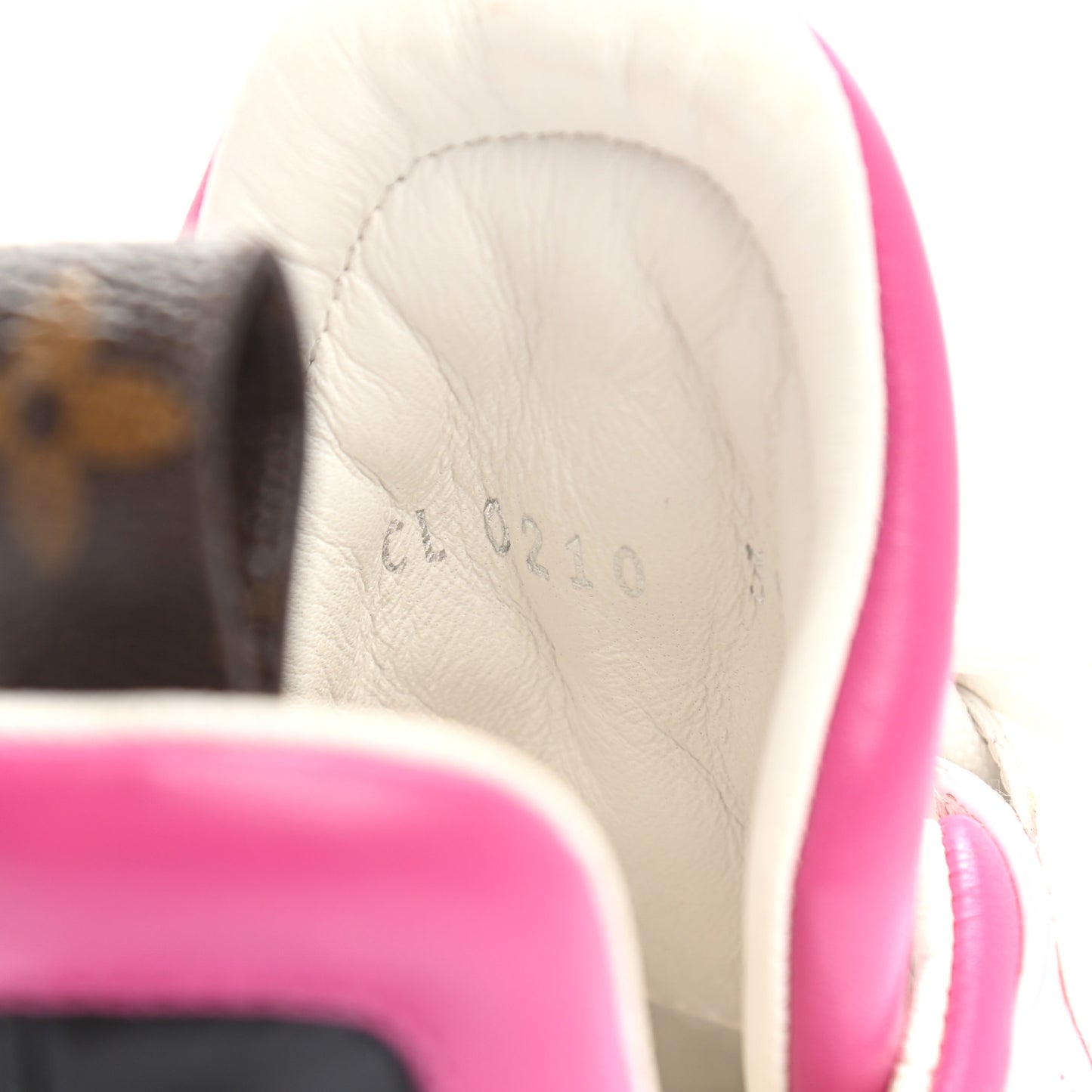 Calfskin Nylon LV Pop Archlight Sneaker 35 Pink Multicolor