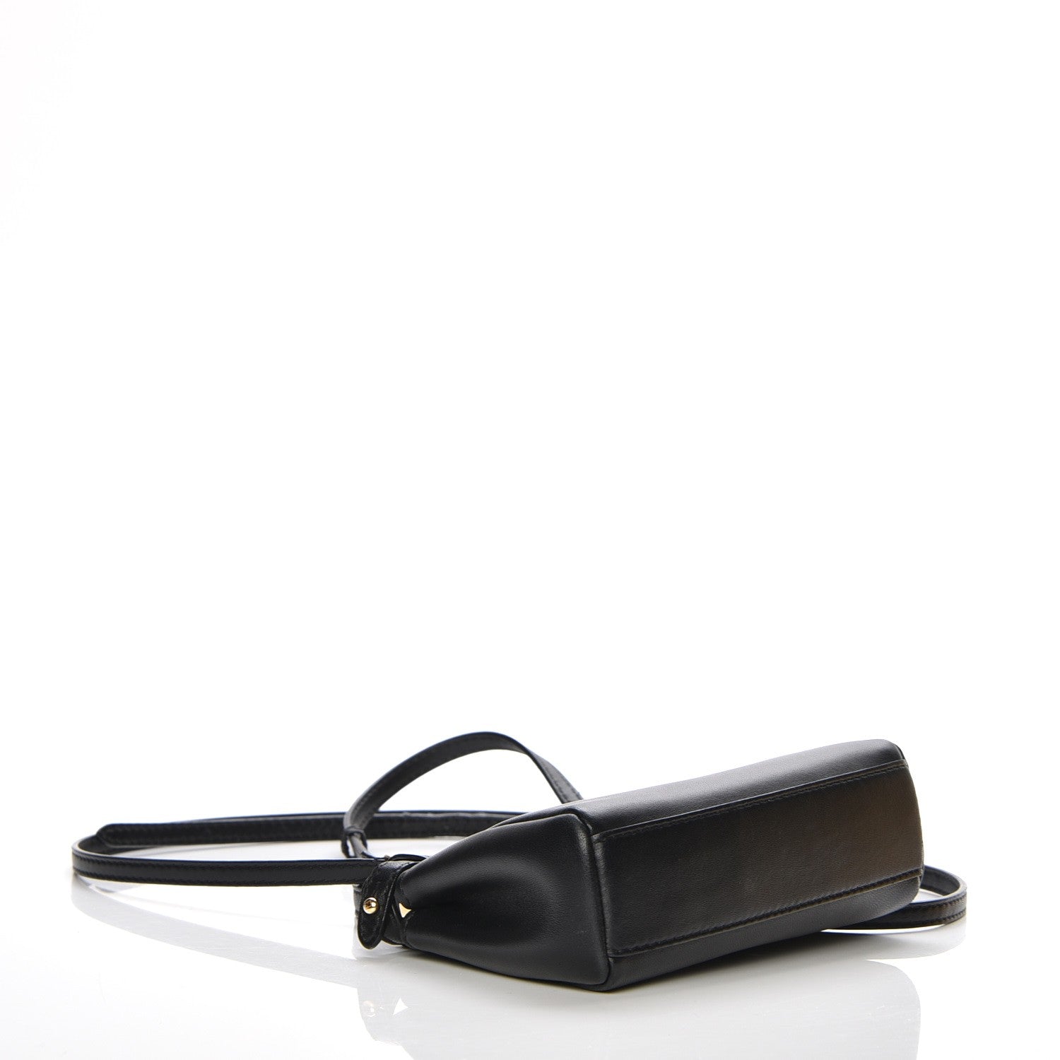 Fendi Nappa Micro Peekaboo Iconic Satchel Black 4 of 8