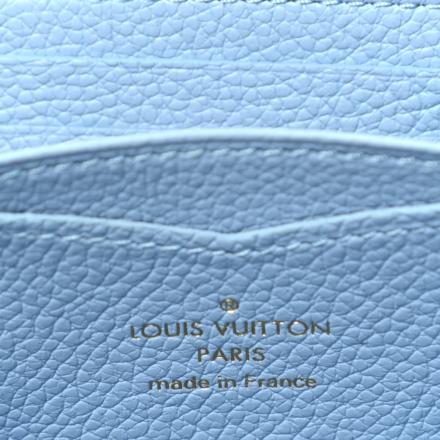 Louis Vuitton Empreinte Monogram Giant By The Pool Zippy Coin Purse Summer Blue 6 of 7