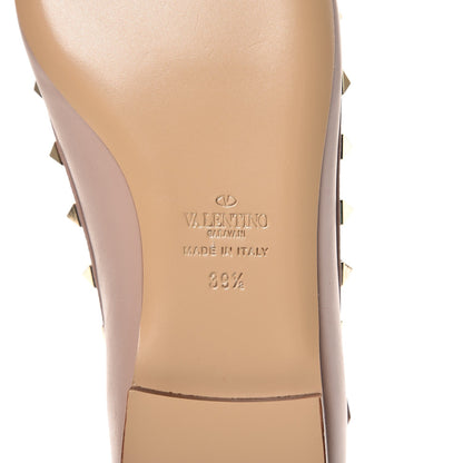 Valentino Garavani Nappa Rockstud Cage Ballerina Flats 39.5 Poudre 7 of 8
