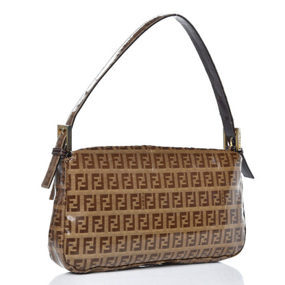 Fendi Vinyl Zucchino Baguette Tobacco 3 of 11