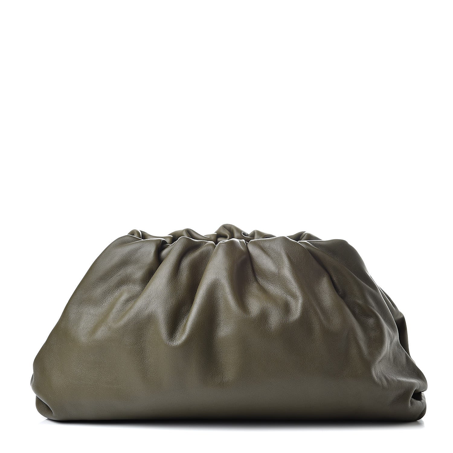 Bottega Veneta Smooth Butter Calf The Pouch Oversized Clutch Mustard 1 of 7