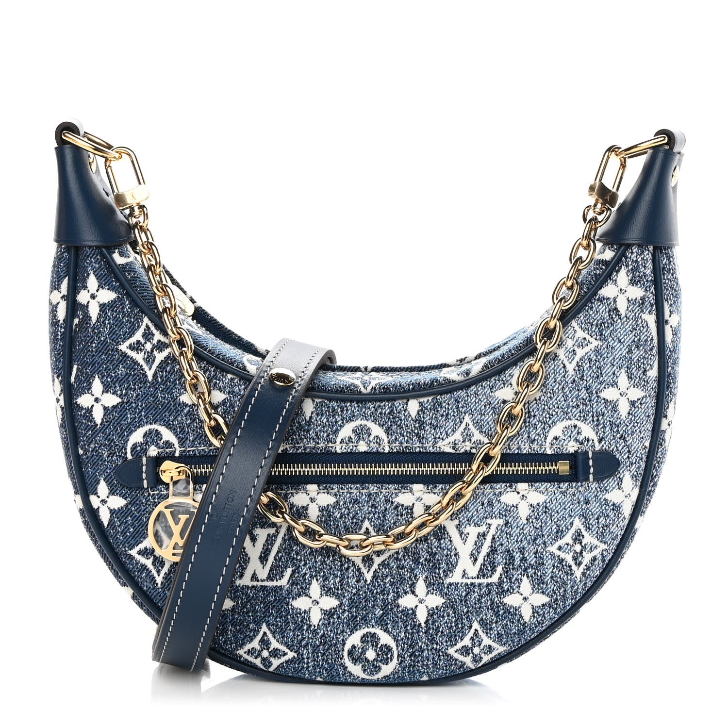 Louis Vuitton Monogram Jacquard Denim Loop Bleu 1 of 10