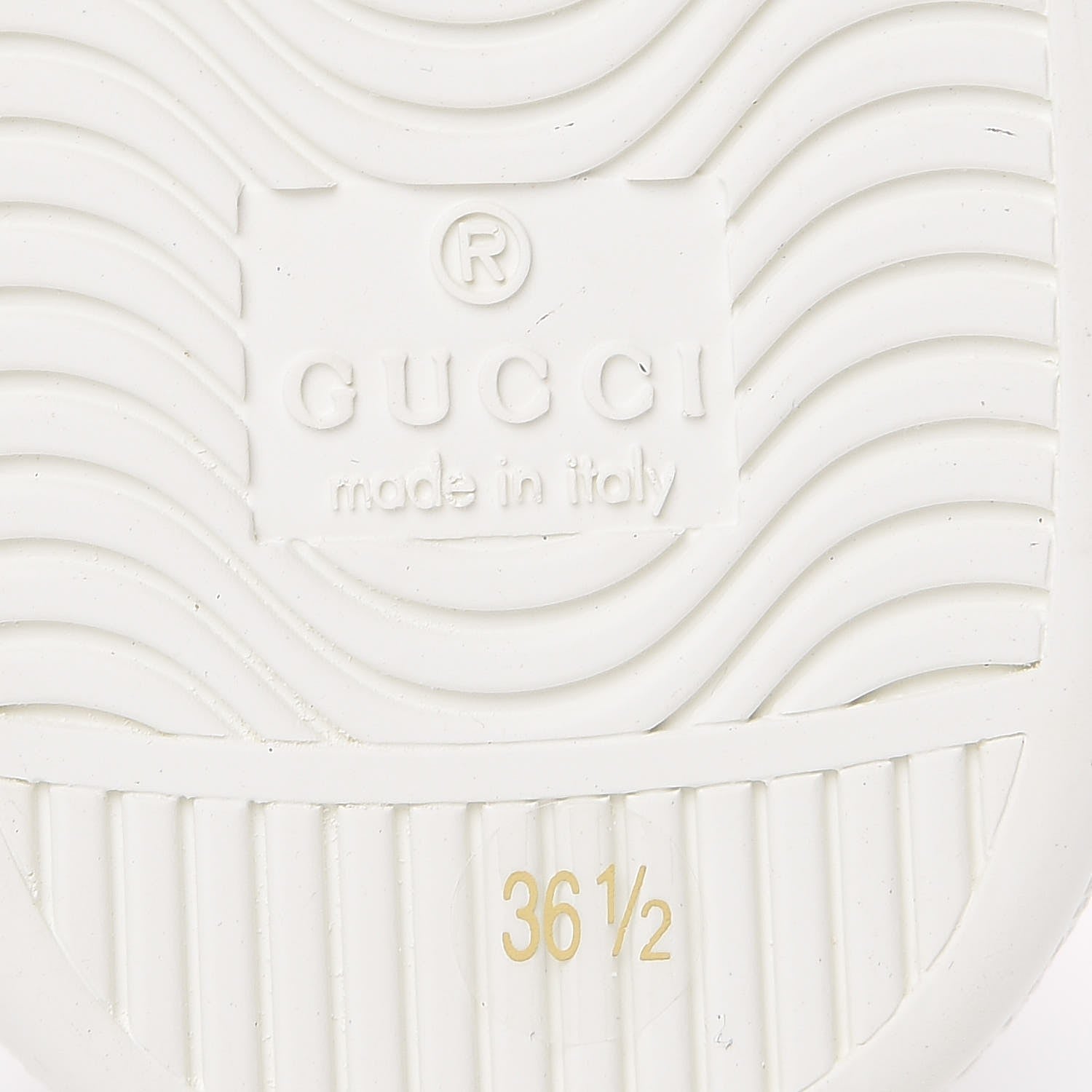 Gucci GG Supreme Monogram Bees Ayers Web Womens Ace Sneakers 36.5 Beige Oro Green Red 6 of 9
