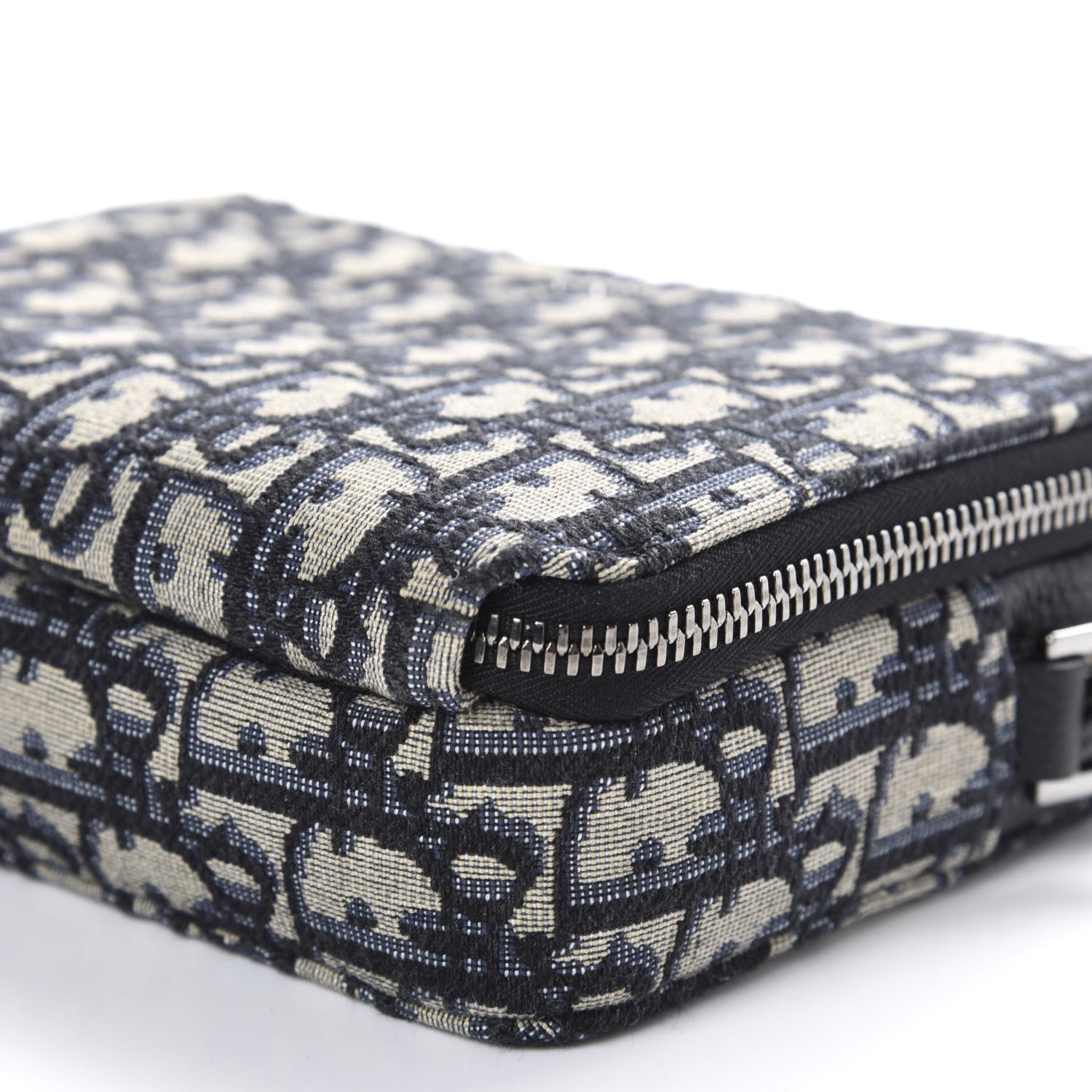 Christian Dior Oblique Pouch Navy Blue 8 of 13