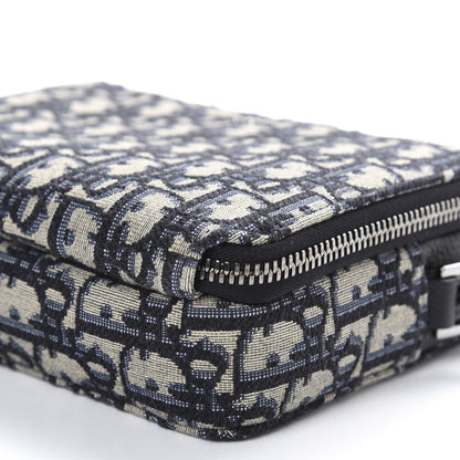 Christian Dior Oblique Pouch Navy Blue 8 of 13