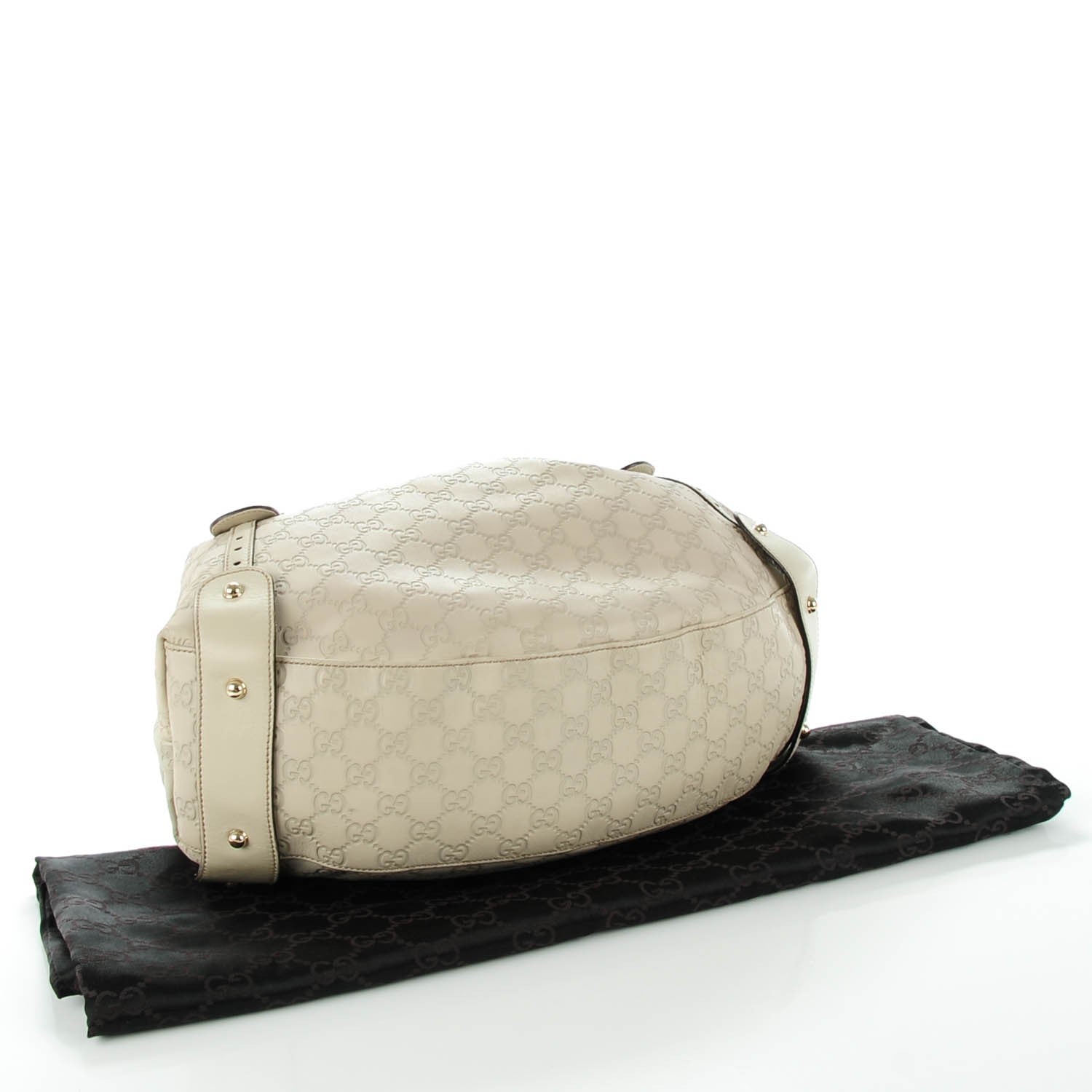Gucci Guccissima Medium Pelham Shoulder Bag Off White 4 of 7