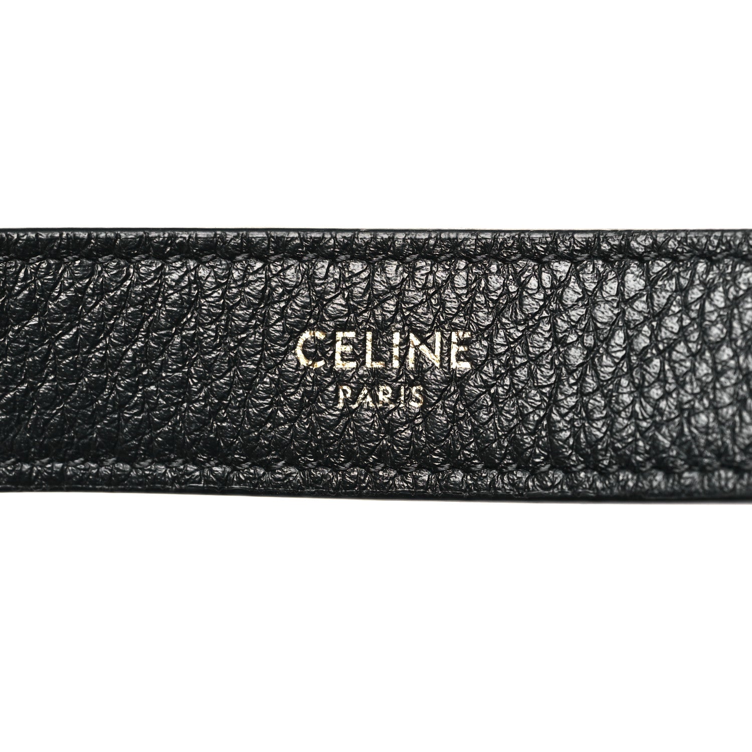 Celine Supple Calfskin Cuir Triomphe Medium Heloise Shoulder Bag Black 6 of 9