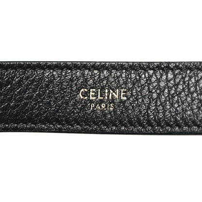 Celine Supple Calfskin Cuir Triomphe Medium Heloise Shoulder Bag Black 6 of 9