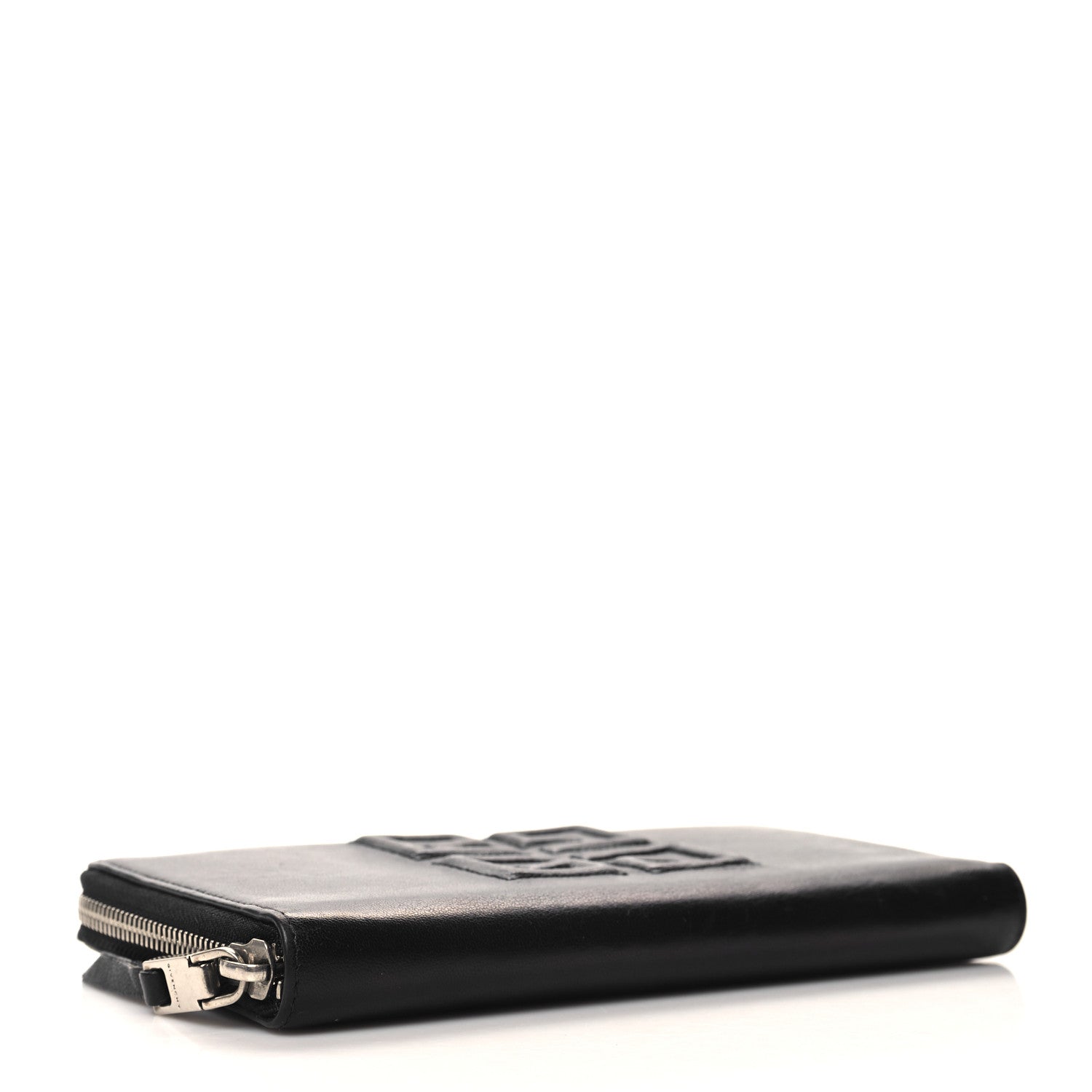 Givenchy Lambskin Logo Zip Around Wallet Black 4 of 8