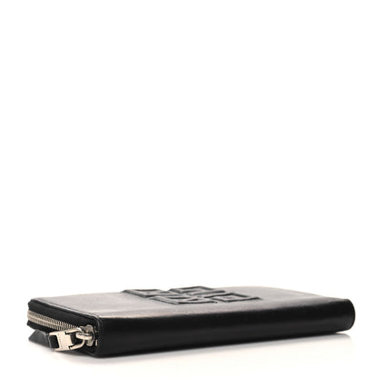 Givenchy Lambskin Logo Zip Around Wallet Black 4 of 8