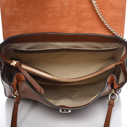 Chloe Calfskin Medium Faye Day Shoulder Bag Tan 6 of 8