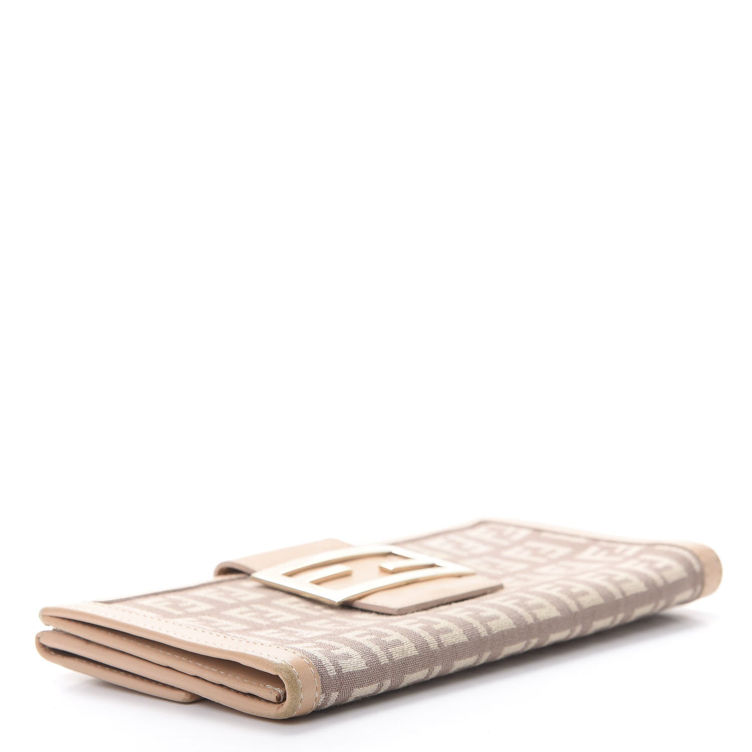 Fendi Zucchino Vitello Continental Wallet Cipria Teint Cipria 4 of 14