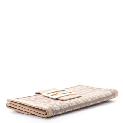 Fendi Zucchino Vitello Continental Wallet Cipria Teint Cipria 4 of 14