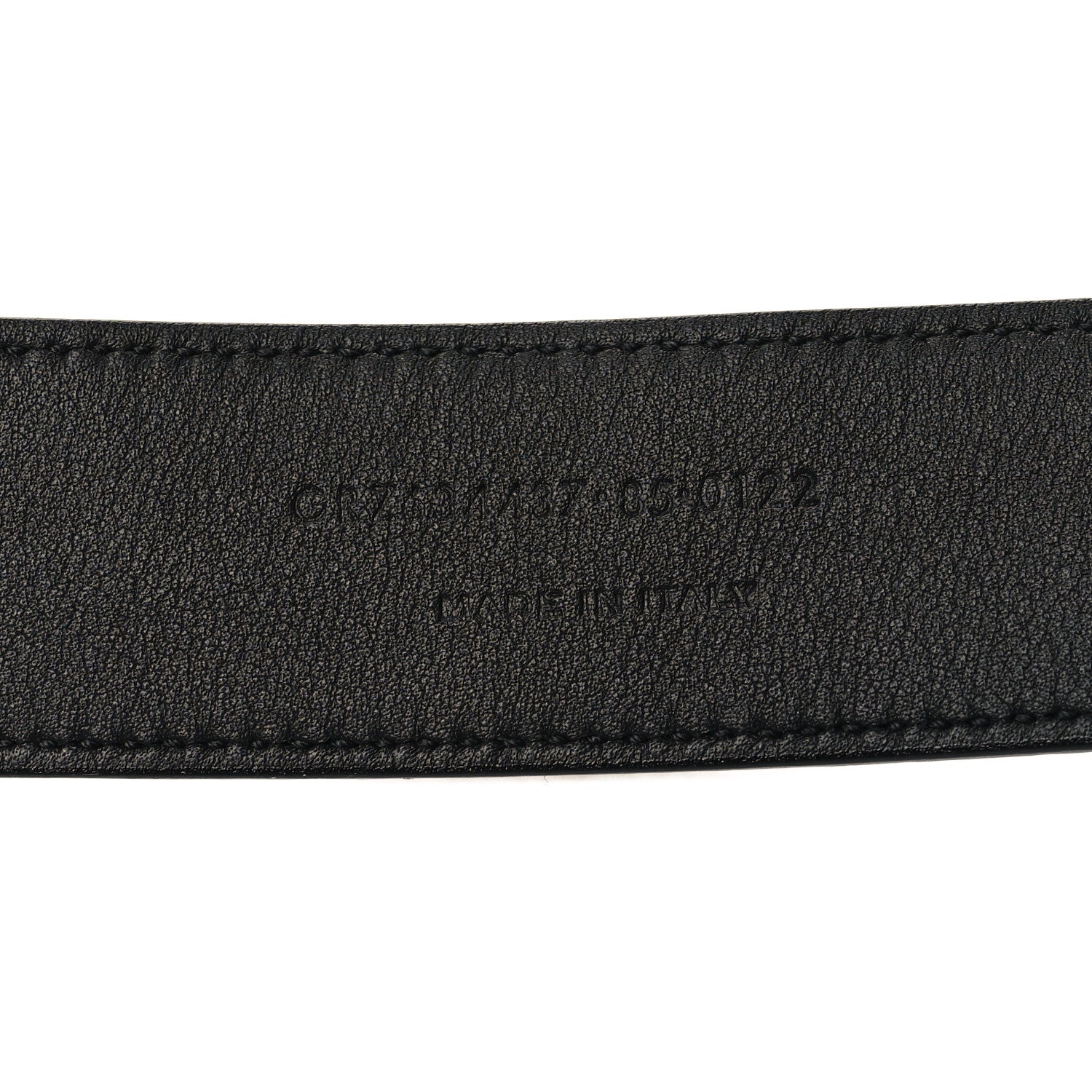 Saint Laurent Smooth Calfskin Monogram Square Buckle Belt 85 34 Black 6 of 6