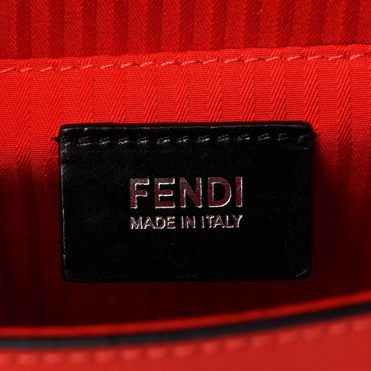 Fendi Vitello Elite Flamingo Demi Jour Shoulder Bag Papavero 6 of 11