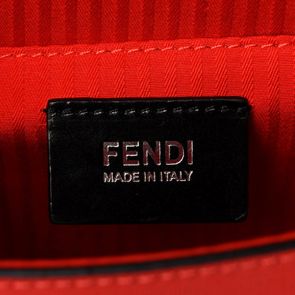 Fendi Vitello Elite Flamingo Demi Jour Shoulder Bag Papavero 6 of 11