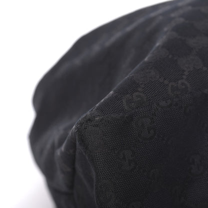 Gucci Monogram Large Zebra Horsebit Chain Hobo Black 14 of 17