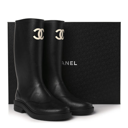 Chanel Lambskin Quilted Boy Wallet On Chain WOC Black 3 of 8