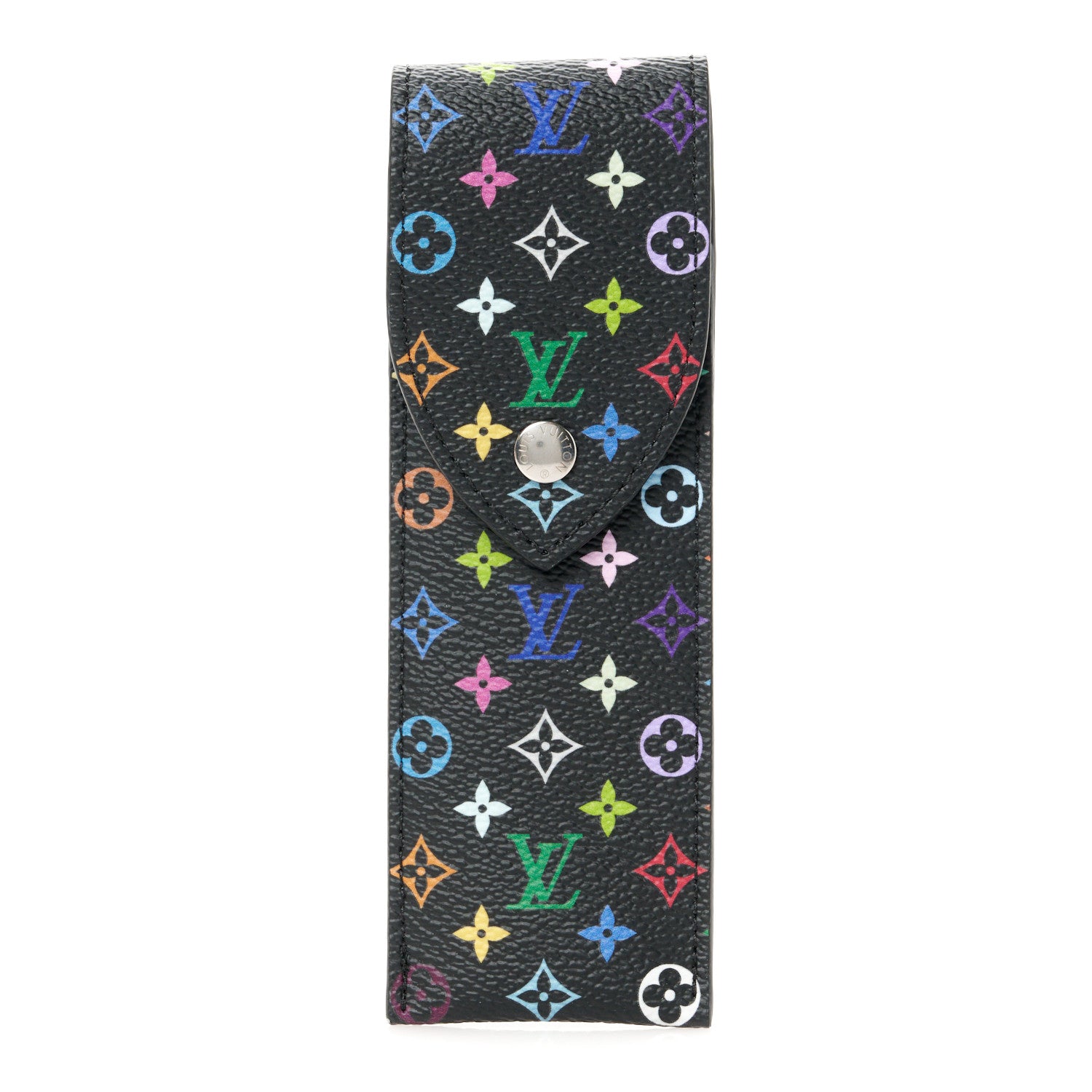 Louis Vuitton LV X TM Monogram Multicolor Pen Case Black 1 of 10
