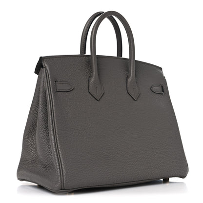 Hermes Togo Birkin 25 Etain 3 of 12