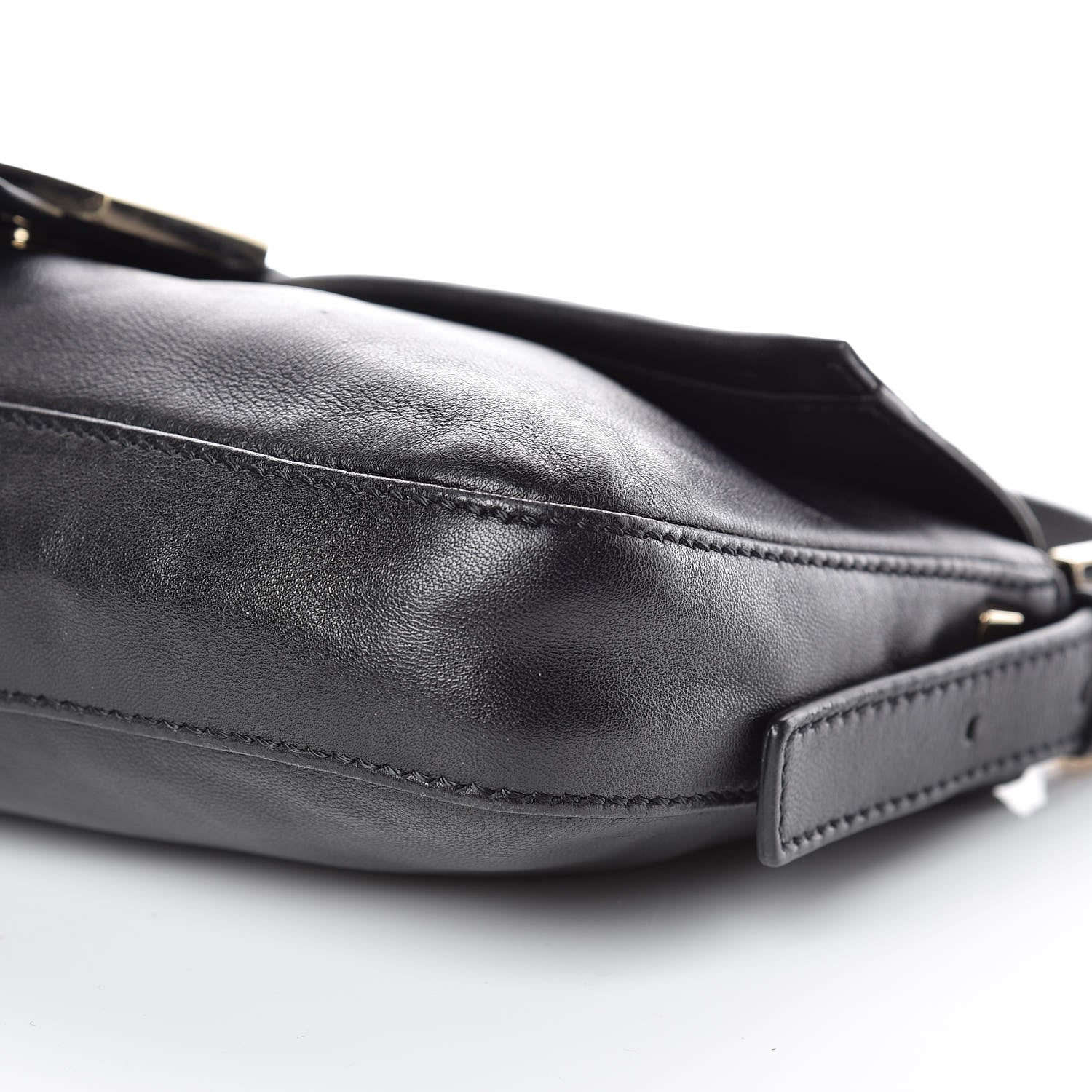 Fendi Calfskin Baguette Black 6 of 9