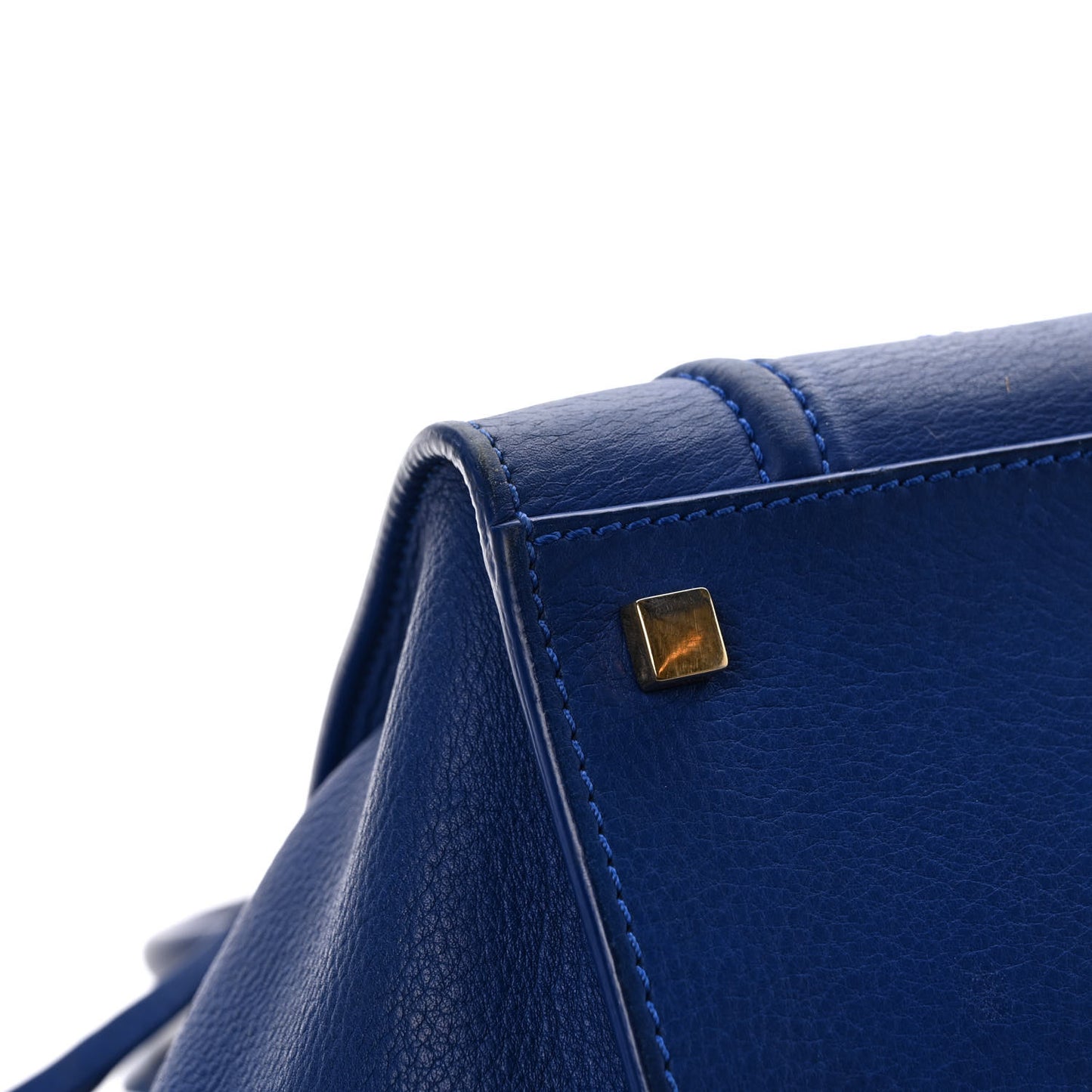 Supple Calfskin Medium Phantom Luggage Indigo