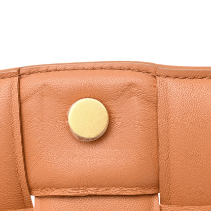 Bottega Veneta Lambskin Maxi Intreccio Padded Chain Cassette Crossbody Bag Caramel 12 of 12