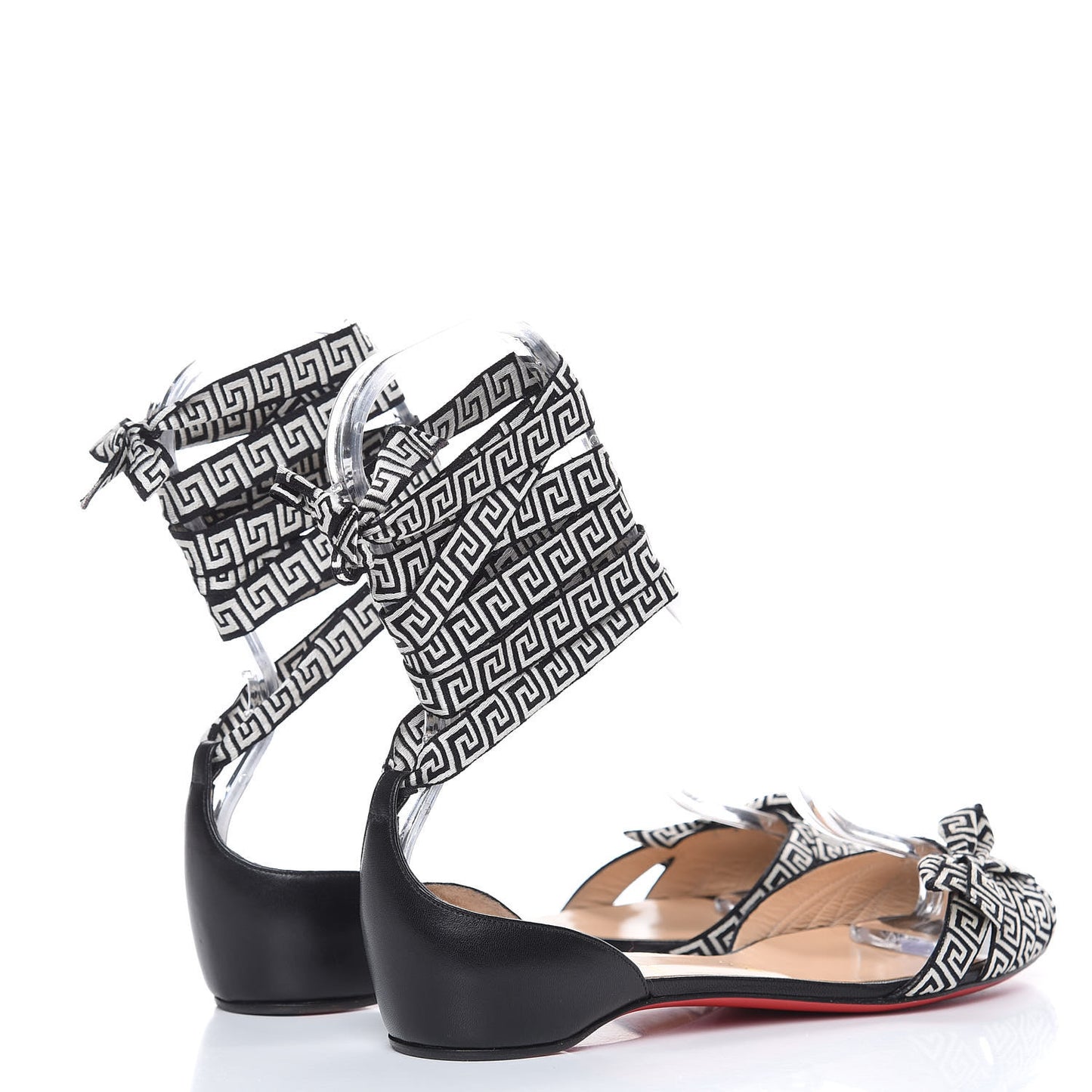 Grosgrain Shiny Nappa Christeriva Flats 38 Version Black