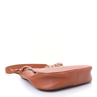 Salvatore Ferragamo Calfskin Gancini Hobo Tan 4 of 8