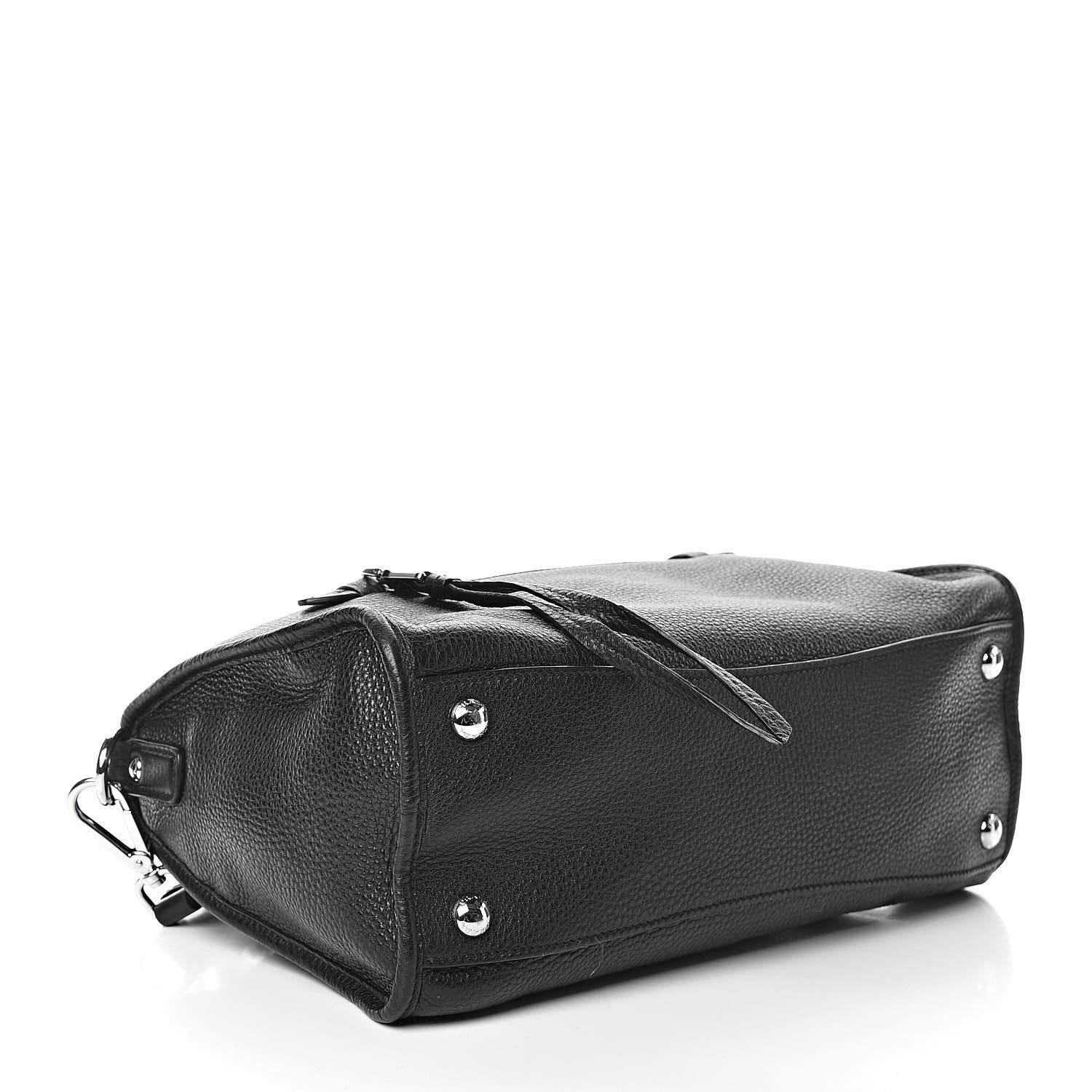 Prada Vitello Daino Shopping Satchel Black 4 of 11
