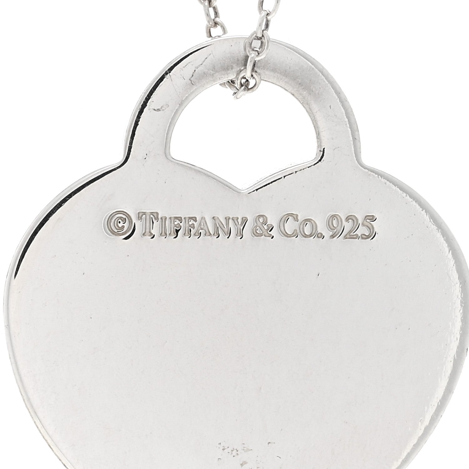 Tiffany Sterling Silver Medium Return To Tiffany Heart Pendant Necklace 4 of 5